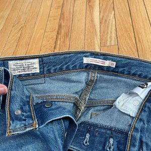 Levis Ribcage Straight medium blue size 31